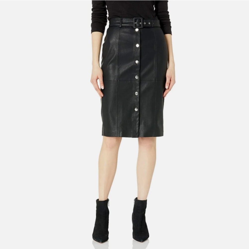 Belted Midi Skirt